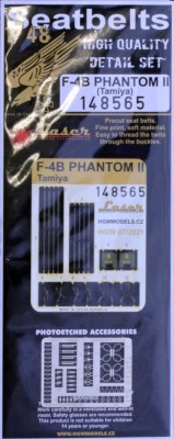 HGW 148565 Seatlbelts F-4B Phantom II (TAM) 1/48