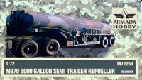 Armada Hobby M72250 M970 5000 Gallon Sem-Trailer Refueller 1/72