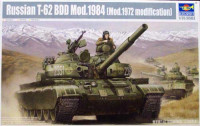 Trumpeter 01554 Советский Танк T-62 BDD Mod.1984