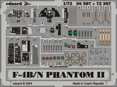 Eduard 73207 F-4B/N HAS
