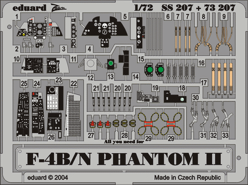 Eduard 73207 F-4B/N HAS