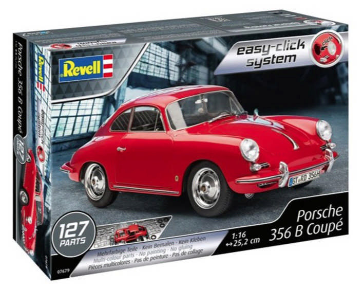 Revell 07679 Спортивный автомобиль Porsche 356 купе 1/16
