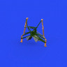 Eduard 648779 BRASSIN F4F undercarriage legs BRONZE (EDU) 1/48