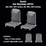 SBS Model 3D025 Seats for German AFV's (2 pcs.) 1/35