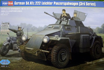 Hobby Boss 83816 Sd.Kfz.222 Leichter Panzerspahwagen (3rd Series) 1/35