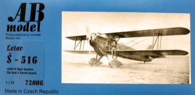 AB MODEL ABMOD72006 1/72 Letov S-516
