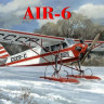 Amodel 72309 Самолет AIR-6 на лыжах