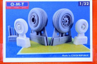 Q-M-T QMT-R32011 1/32 Not Weighted wheels for F-4J early (TAM)