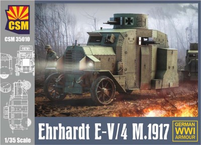 Copper State Models CSM35010 Немецкий бронеавтомобиль Ehrhardt E-V/4, 1917 г. 1/35