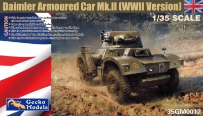 Gecko Models 35GM0012 Diamler Armoured Car MK.II WW2 Version 1/35