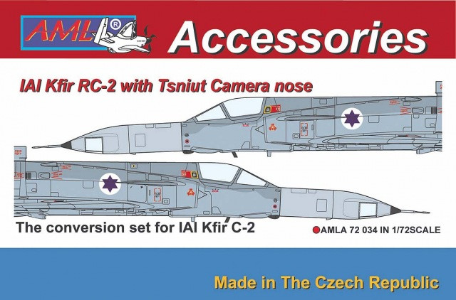 AML AMLA72034 IAI Kfir RC-2 with Tsniut Camera nose 1/72