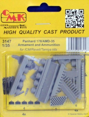 CMK 3147 Panhard 178 / AMD-35 Armament &amp; Ammunition 1/35