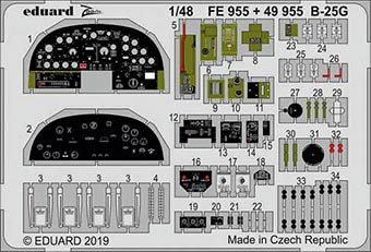 Eduard 49955 SET B-25G interior (ITA)