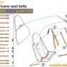 Metallic Details MDP32012 RAF Hawker Hurricane seat belts 1/32