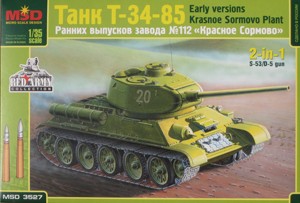MSD-Maquette MQ 3527 Танк Т-34/85 ранняя версия Завода 112 1/35