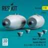 Reskit 32579 Mark 77 napalm bombs Mod.4,5 (2 pcs.) 1/32