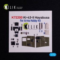 Reskit K72200 Ki-43-II Hayabusa - interior 3D (ARMA H.) 1/72