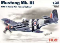 ICM 48123 Мустанг MK III, истребитель ВВС Великобритании ІІ Мировой войны 1/48