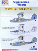 HM Decals HMD-48072 1/48 Decals Superm. Walrus Mk.I FAA Service Pt.6