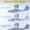 HM Decals HMD-48072 1/48 Decals Superm. Walrus Mk.I FAA Service Pt.6