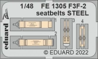 Eduard FE1305 F3F-2 seatbelts STEEL (ACAD) 1/48