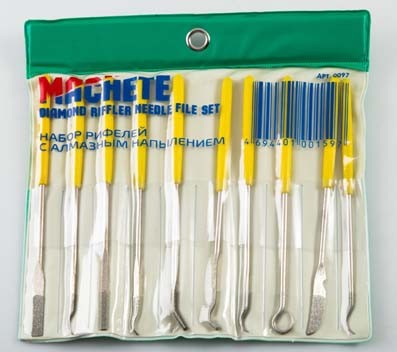 Machete 0097 Набор рифелей с алмазным напылением