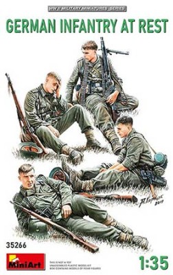 MiniArt 35266 1/35 German Infantry At Rest (4 fig.)