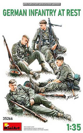 MiniArt 35266 1/35 German Infantry At Rest (4 fig.)