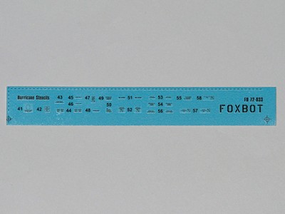 Foxbot Decals FBOT72033 Stencils for Hawker Hurricane Mk.IIB 1/72