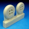 Barracuda Studios BCR48150 Hawker Tempest Mainwheels - Smooth Tread 1/48