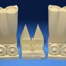 Barracuda Studios BCR72300 Rockwell B-1B Lancer Lancer Engine Intake Set. (designed to be used with Monogram and Revell kits) 1/72