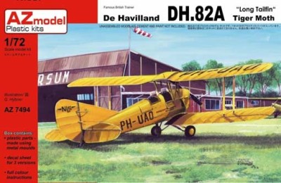 AZ Model 74094 De Havilland DH.82A Tiger Moth (3x camo) 1/72