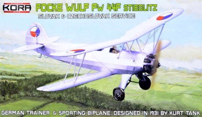 Kora Model KPK72046 Fw 44F Stieglitz Slovak&amp;Czechoslov. (4x camo) 1/72