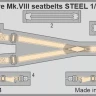 Eduard 23043 SET Spitfire Mk.VIII seatbelts STEEL (AIRF) 1/24