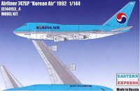 Восточный Экспресс 144153-4 Авиалайнер 747SP "Korean Air" 1992 1/144