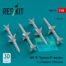 Reskit 48455 AIM-7E 'Sparrow III' missiles (4 pcs.) 1/48
