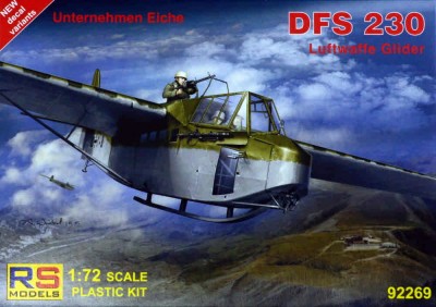 Rs Model 92269 DFS 230 Luftwaffe Glider (3x camo) 1/72