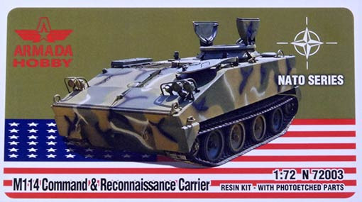 Armada Hobby N72003 M114 Command&Reconn.Carrier (resin kit w/ PE) 1/72
