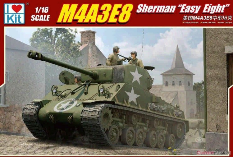 Trumpeter 61615 M4A3E8 Sherman 'Easy Eight' 1/16 (I Love Kit)