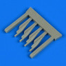 QuickBoost QB72604 SAAB J-35 Draken air scoops (HAS/REV) 1/72