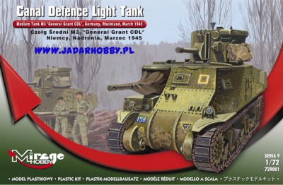 Mirage 729001 Medium Tank M3 &quot;General Grant CDL&quot; 1:72