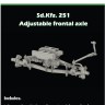 Sbs Model 3D011 Sd.Kfz.251 Adjustable frontal axle (AFV/DRAG) 1/35