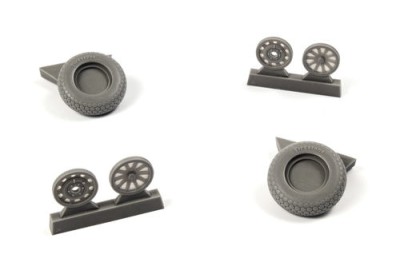 CMK 5125 P-51D Mustang - wheels cross tread (REV) 1/32