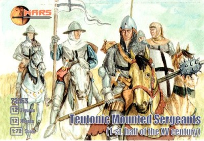 Mars MAR72053 Teutonic Mounted Sergeants. 1st half of the XV century 1/72