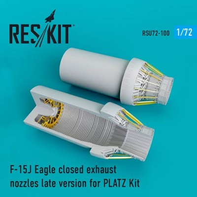 Reskit RSU72-0100 F-15J Eagle closed exh. nozzles (PLATZ ) 1/72