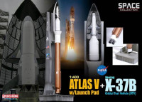Dragon 56260 Космический аппарат Atlas V w/Launch Pad + X-37B Orbital Test Vehicle (OTV) (1/400)