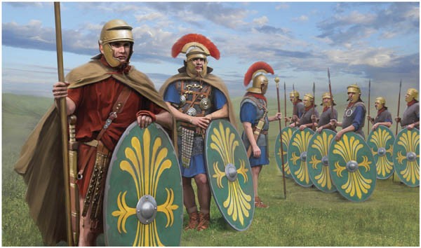 Strelets STRM124 Roman Auxiliaries Ranks 1/72