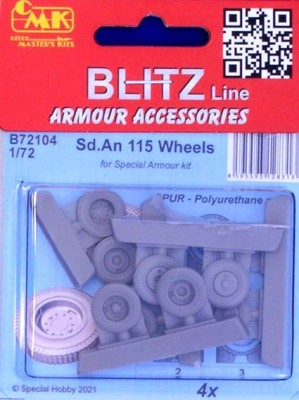 CMK B72104 Sd.An 115 - wheels set (SP.ARMOUR)