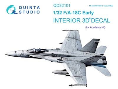 Quinta Studio QD32101 F/A-18С Early (для модели Academy) 1/32