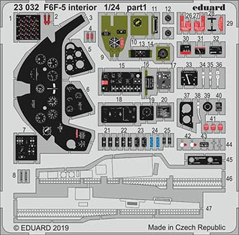 Eduard 23032 SET F6F-5 interior (AIRF)